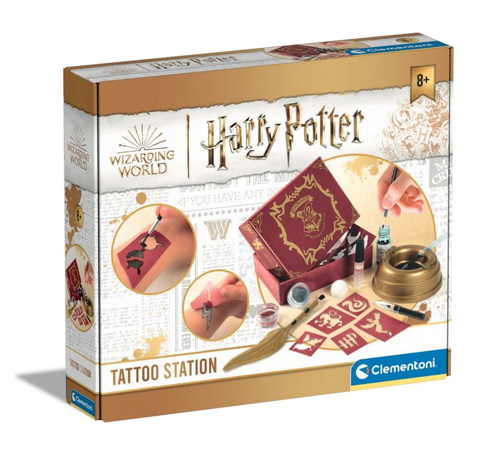 Clementoni Harry Potter - Výroba mystického tetovania